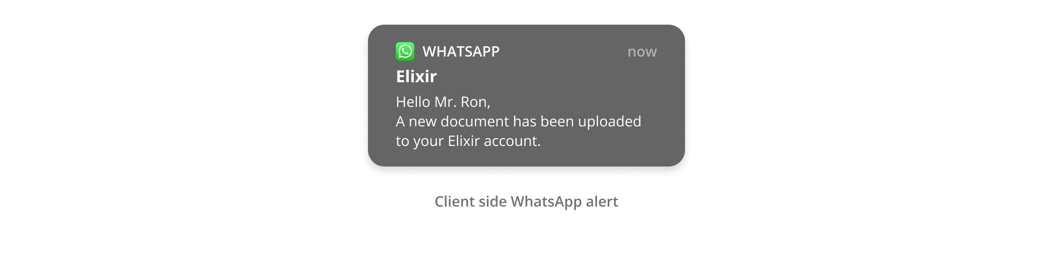notification
